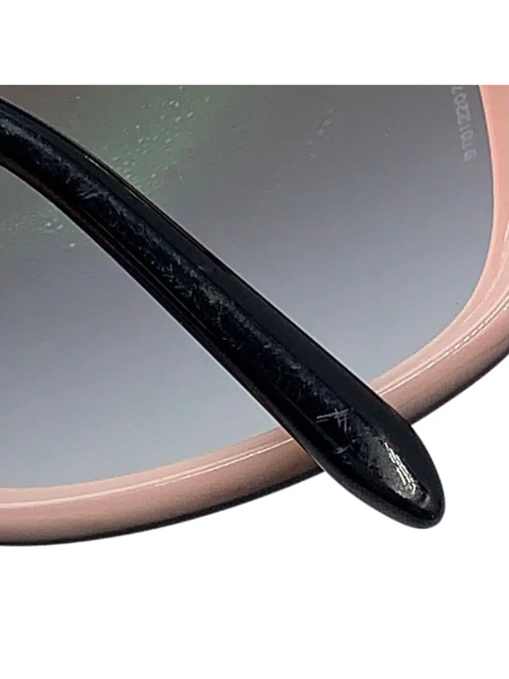 Tiffany & Co Bicolor Frame Acetate Metal Pink Black Sunglasses Gold Eyewear